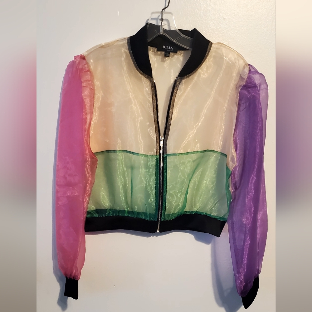 Sheer Crop Jacket